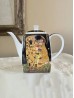 Porcelain Gustav Klimp Art Painting The Kiss Tea Pot With Gift Box